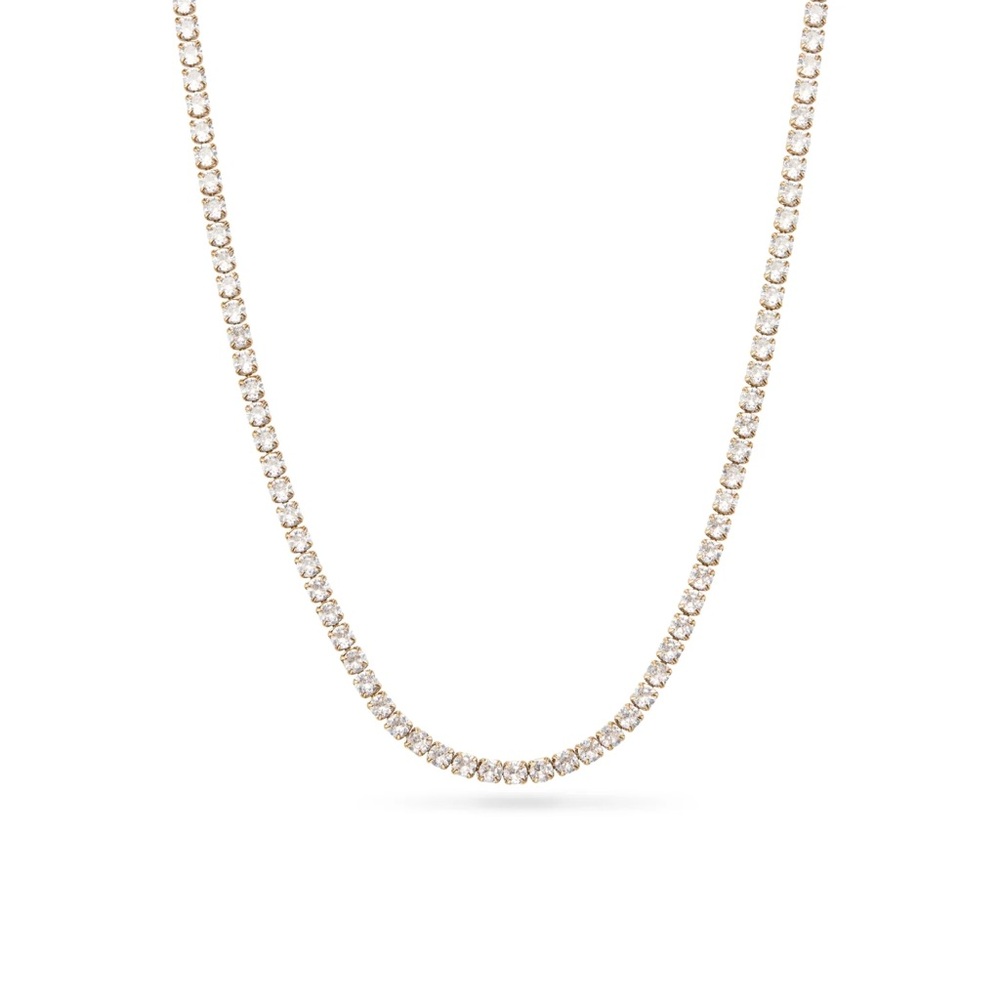 Abbott Lyon Tennis Gold Layered Necklace - Picture 5 of 9